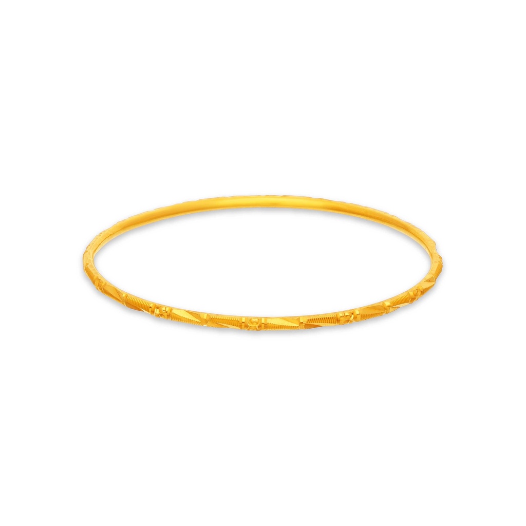 Classic Daily Wear 22KT Gold Handcrafted Bangle