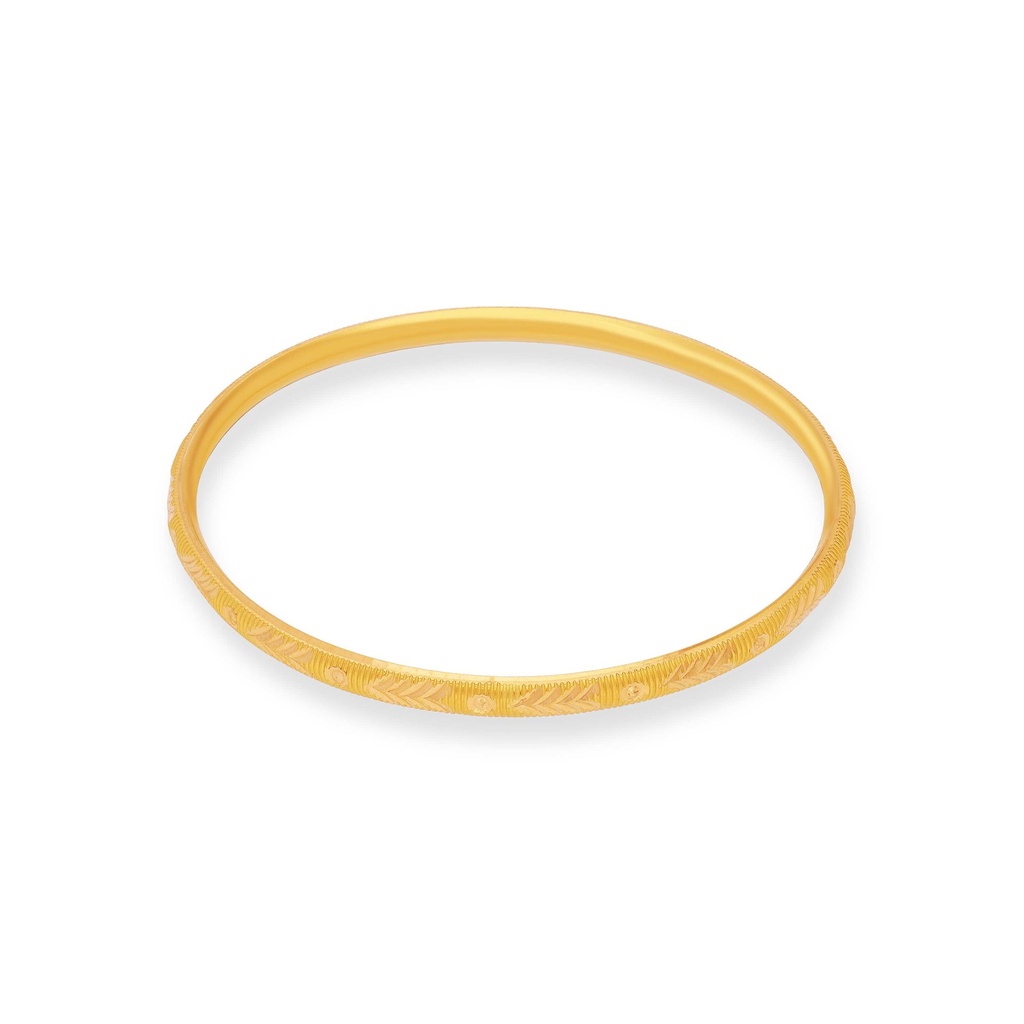 Classic Finely Detailed And Crafted 22KT Gold Bangles