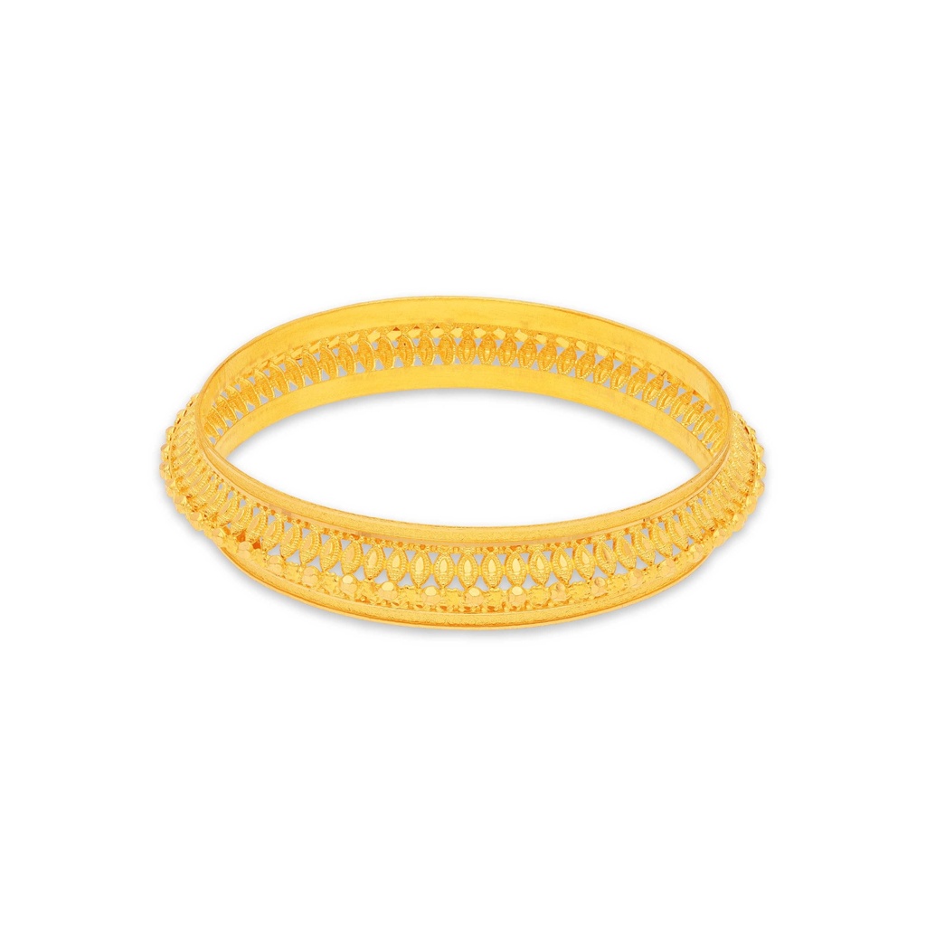 Classic Finely Detailed And Crafted 22KT Gold Bangles