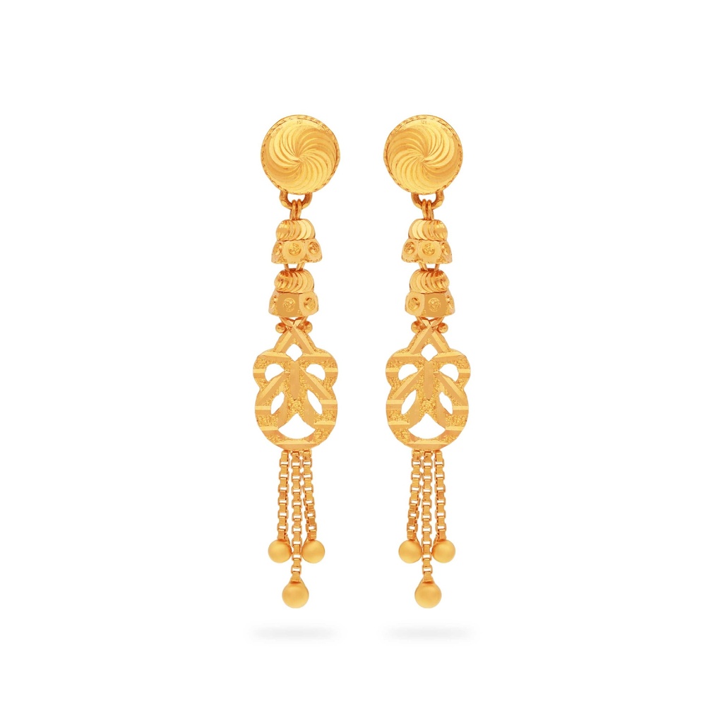 Gorgeously Detailed And Crafted 22KT Gold Drops