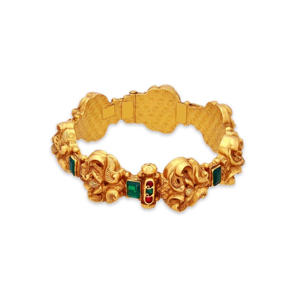 One Of Its Kind Finely Detailed 22KT Gold Bangle