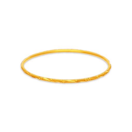 Classic Daily Wear 22KT Gold Handcrafted Bangle