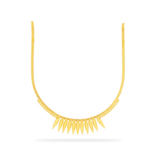 Gorgeously Detailed 22KT Gold Necklace