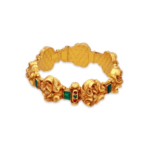 One Of Its Kind Finely Detailed 22KT Gold Bangle