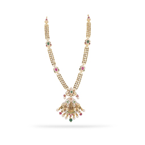 Traditionally Crafted And Antique Finished 22KT Gold Fancy Chain