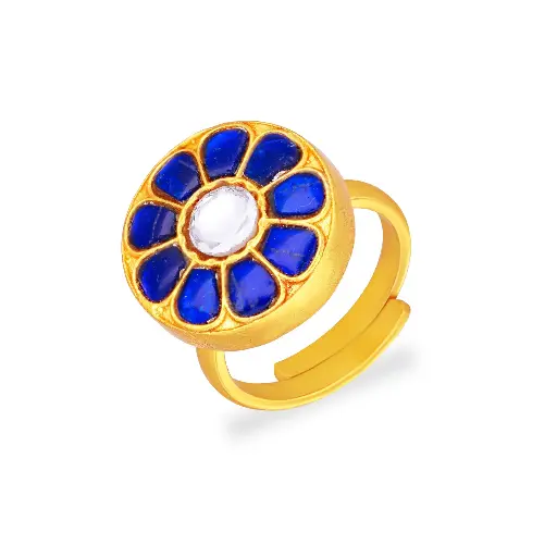 Charmingly Studded Silver Ring